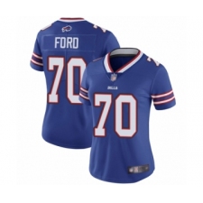 Women's Buffalo Bills #70 Cody Ford Royal Blue Team Color Vapor Untouchable Elite Player Football Jersey