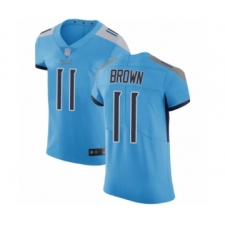 Men's Tennessee Titans #11 A.J. Brown Light Blue Alternate Vapor Untouchable Elite Player Football Jersey