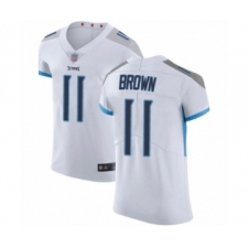 Men's Tennessee Titans #11 A.J. Brown White Vapor Untouchable Elite Player Football Jersey