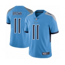 Youth Tennessee Titans #11 A.J. Brown Light Blue Alternate Vapor Untouchable Limited Player Football Jersey