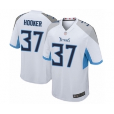 Men's Tennessee Titans #37 Amani Hooker Game White Football Jersey