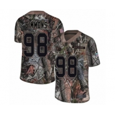Men's Tennessee Titans #98 Jeffery Simmons Limited Camo Rush Realtree Football Jersey