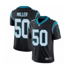 Men's Carolina Panthers #50 Christian Miller Black Team Color Vapor Untouchable Limited Player Football Jersey