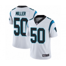 Youth Carolina Panthers #50 Christian Miller White Vapor Untouchable Limited Player Football Jersey