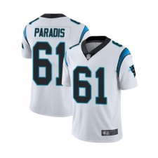 Men's Carolina Panthers #61 Matt Paradis White Vapor Untouchable Limited Player Football Jersey
