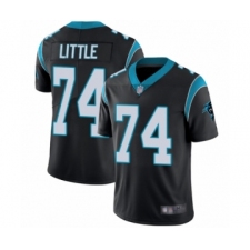 Men's Carolina Panthers #74 Greg Little Black Team Color Vapor Untouchable Limited Player Football Jersey