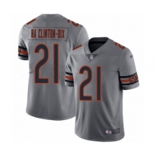 Men's Chicago Bears #21 Ha Clinton-Dix Limited Silver Inverted Legend Football Jersey