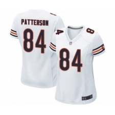 Women's Chicago Bears #84 Cordarrelle Patterson Game White Football Jersey