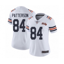 Women's Chicago Bears #84 Cordarrelle Patterson White 100th Season Limited Football Jersey
