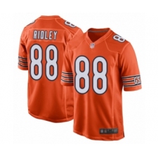 Men's Chicago Bears #88 Riley Ridley Game Orange Alternate Football Jersey