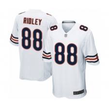 Men's Chicago Bears #88 Riley Ridley Game White Football Jersey