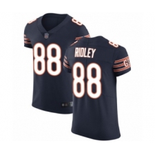 Men's Chicago Bears #88 Riley Ridley Navy Blue Team Color Vapor Untouchable Elite Player Football Jersey