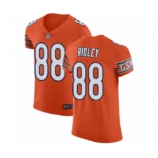 Men's Chicago Bears #88 Riley Ridley Orange Alternate Vapor Untouchable Elite Player Football Jersey