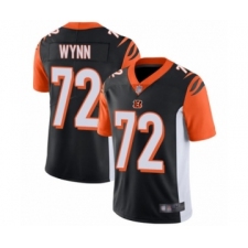 Youth Cincinnati Bengals #72 Kerry Wynn Black Team Color Vapor Untouchable Limited Player Football Jerse