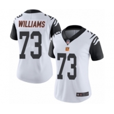 Women's Cincinnati Bengals #73 Jonah Williams Limited White Rush Vapor Untouchable Football Jersey