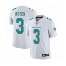 Youth Miami Dolphins #3 Josh Rosen White Vapor Untouchable Limited Player Football Jersey