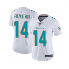 Women's Miami Dolphins #14 Ryan Fitzpatrick White Vapor Untouchable Limited Player Football Jersey