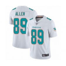 Youth Miami Dolphins #89 Dwayne Allen White Vapor Untouchable Limited Player Football Jersey