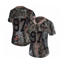 Women's Cleveland Browns #97 Anthony Zettel Limited Camo Rush Realtree Football Jersey