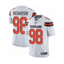 Men's Cleveland Browns #98 Sheldon Richardson White Vapor Untouchable Limited Player Football Jersey