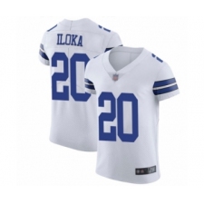 Men's Dallas Cowboys #20 George Iloka White Vapor Untouchable Elite Player Football Jersey