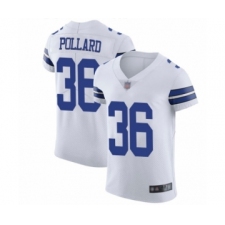Men's Dallas Cowboys #36 Tony Pollard White Vapor Untouchable Elite Player Football Jersey