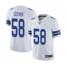 Men's Dallas Cowboys #58 Robert Quinn White Vapor Untouchable Limited Player Football Jersey