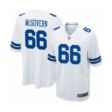 Men's Dallas Cowboys #66 Connor McGovern Game White Football Jersey