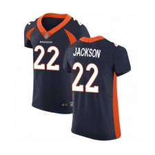 Men's Denver Broncos #22 Kareem Jackson Navy Blue Alternate Vapor Untouchable Elite Player Football Jersey