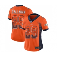 Women's Denver Broncos #29 Bryce Callahan Limited Orange Rush Drift Fashion Football Jersey