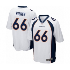 Men's Denver Broncos #66 Dalton Risner Game White Football Jersey