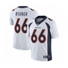 Men's Denver Broncos #66 Dalton Risner White Vapor Untouchable Limited Player Football Jersey