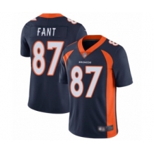 Youth Denver Broncos #87 Noah Fant Navy Blue Alternate Vapor Untouchable Limited Player Football Jersey