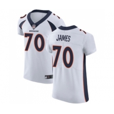 Men's Denver Broncos #70 Ja Wuan James White Vapor Untouchable Elite Player Football Jersey