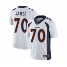 Men's Denver Broncos #70 Ja Wuan James White Vapor Untouchable Limited Player Football Jersey