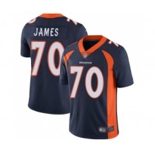 Men's Denver Broncos #70 Ja'Wuan James Navy Blue Alternate Vapor Untouchable Limited Player Football Jersey