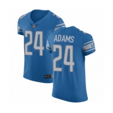 Men's Detroit Lions #24 Andrew Adams Blue Team Color Vapor Untouchable Elite Player Football Jersey