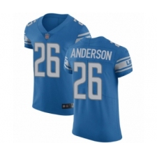 Men's Detroit Lions #26 C.J. Anderson Blue Team Color Vapor Untouchable Elite Player Football Jersey