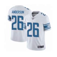 Men's Detroit Lions #26 C.J. Anderson White Vapor Untouchable Limited Player Football Jersey