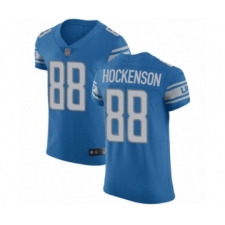 Men's Detroit Lions #88 T.J. Hockenson Blue Team Color Vapor Untouchable Elite Player Football Jersey