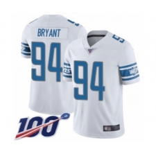 Men's Detroit Lions #94 Austin Bryant White Vapor Untouchable Limited Player 100th Season Football Jersey
