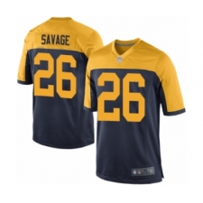 Men's Green Bay Packers #26 Darnell Savage Jr. Game Navy Blue Alternate Football Jerseys