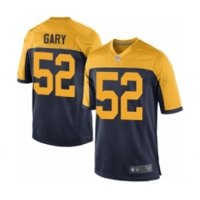Men's Green Bay Packers #52 Rashan Gary Game Navy Blue Alternate Football Jersey