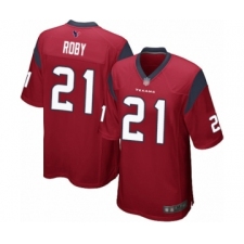 Men's Houston Texans #21 Bradley Roby Game Red Alternate Football Jersey