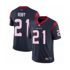 Men's Houston Texans #21 Bradley Roby Navy Blue Team Color Vapor Untouchable Limited Player Football Jersey