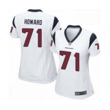 Women's Houston Texans #71 Tytus Howard Game White Football Jersey