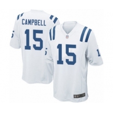Men's Indianapolis Colts #15 Parris Campbell Game White Football Jersey