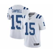 Men's Indianapolis Colts #15 Parris Campbell White Vapor Untouchable Limited Player Football Jersey