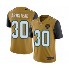 Youth Jacksonville Jaguars #30 Ryquell Armstead Limited Gold Rush Vapor Untouchable Football Jersey