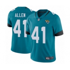 Men's Jacksonville Jaguars #41 Josh Allen Teal Green Alternate Vapor Untouchable Limited Player Football Jersey